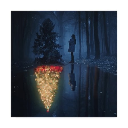 Terry F 'The Hope Of Christmas' Canvas Art,24x24